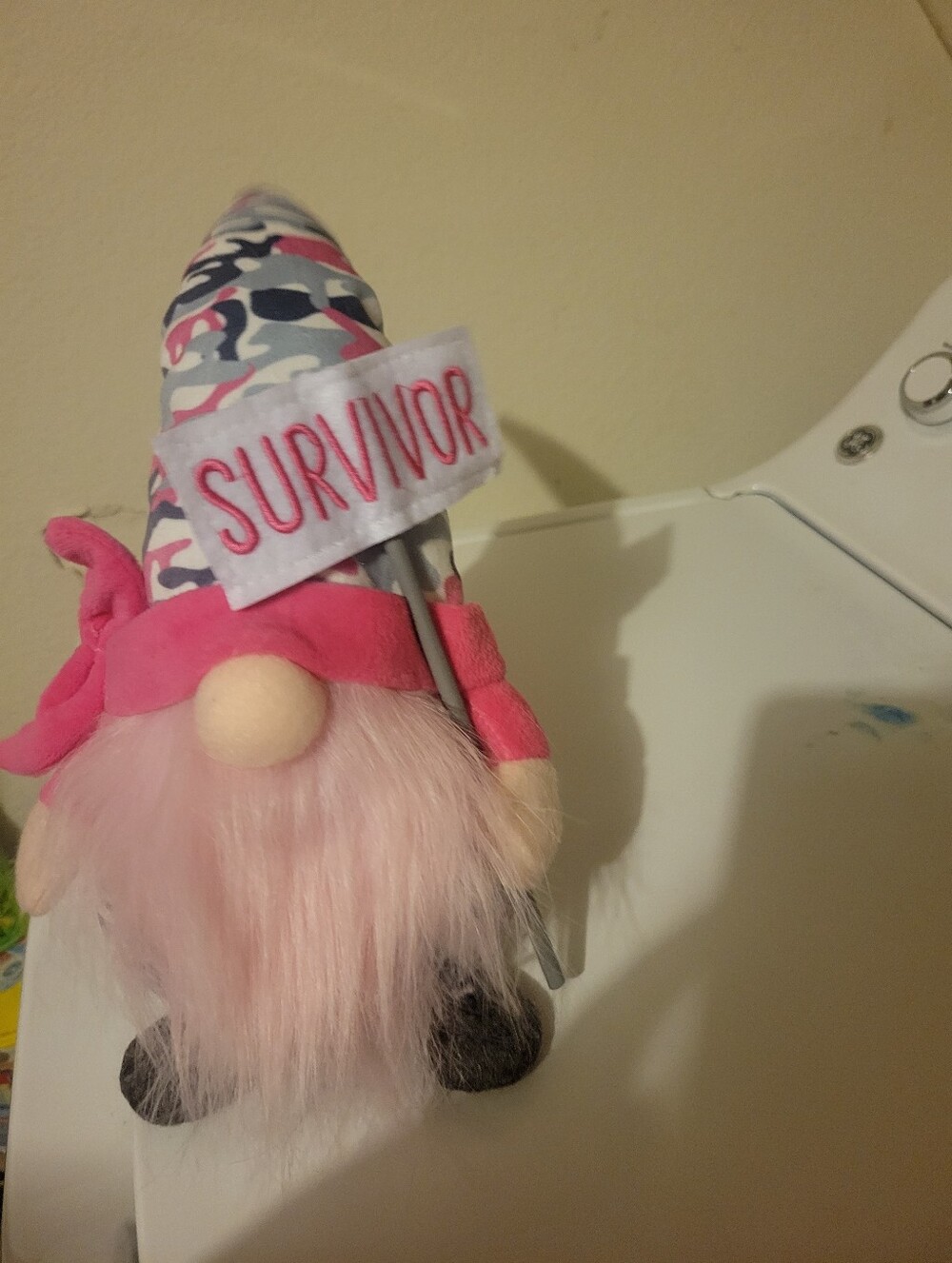 Survivor Pink Camouflage Gnome Hat Accessory